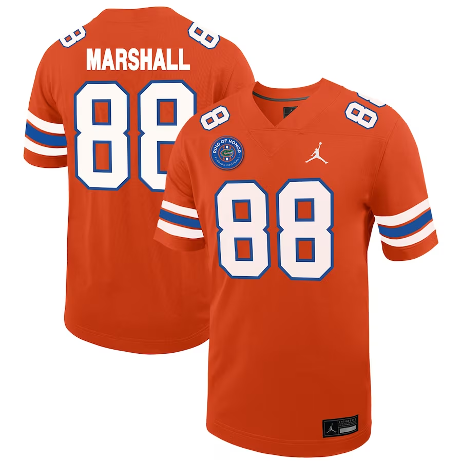 Men's Florida Gators Wilber Marshall #88 Orange Jersey